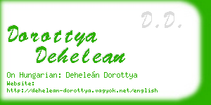 dorottya dehelean business card